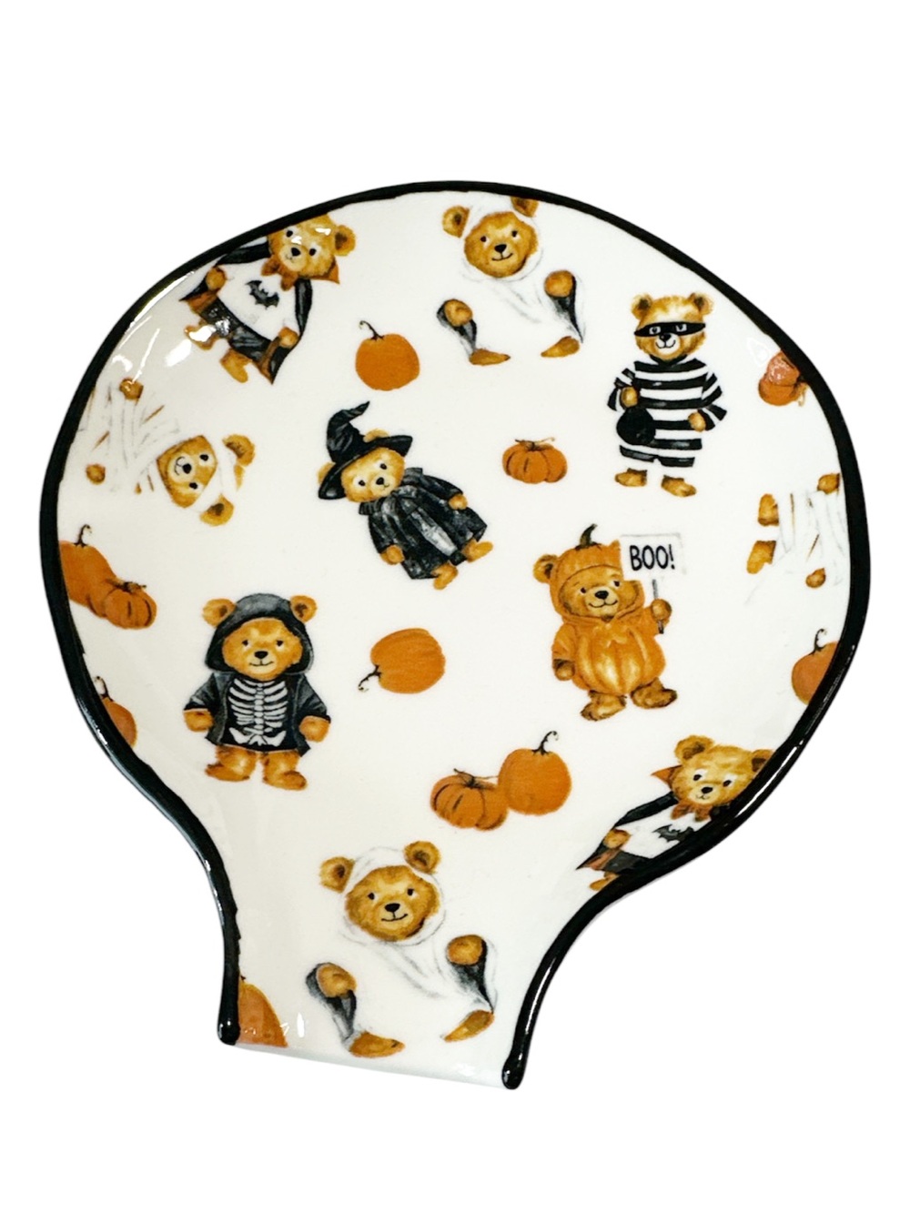 NEW Prima Design HALLOWEEN BEAR IN COSTUME SPOON REST